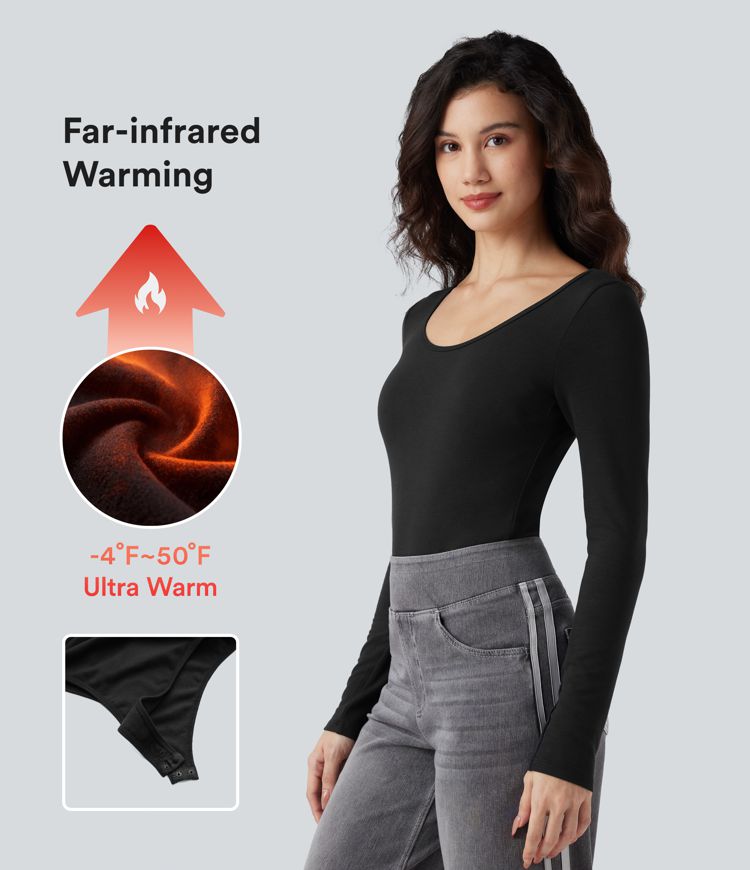 halara heatcore rundhals-langarm-skinny-freizeit-wärmebody