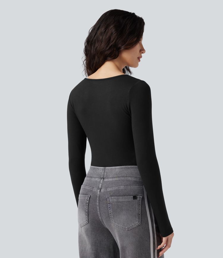 halara heatcore rundhals-langarm-skinny-freizeit-wärmebody