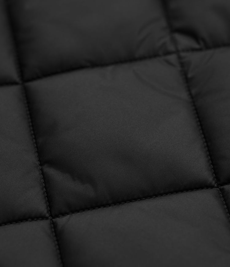 wendbare strapazierfähige wasserabweisende langärmlige steppjacke mit taschen